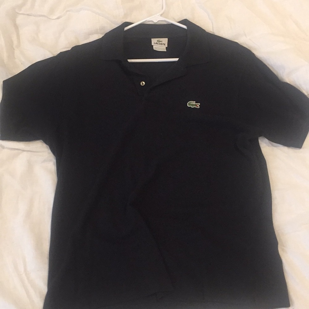Lacoste Black Slim Fit Polo
